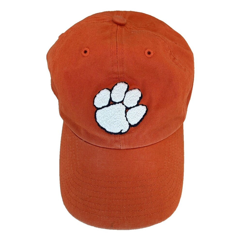 Clemson Tigers Ball Cap Hat '47 Youth OSFM/Adult Small Orange - White Paw Logo